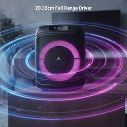 Zebronics Sono Plus Bluetooth Party Speaker | 48W RMS | Wireless Mic | Black
