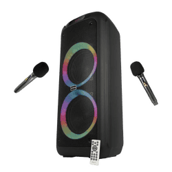 Zebronics Zeb Thump 10 Party Speaker with Dual Wireless Mic | 200W | Black