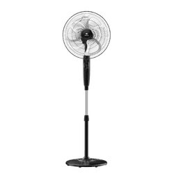 Havells Trendy Metallic Pedestal Fan | 400 mm | Black