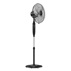 Havells Trendy Metallic Pedestal Fan | 400 mm | Black
