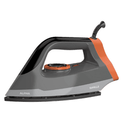 Havells Alpha Black Dry Iron | 1250 W | Black