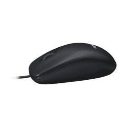 Logitech M100r Wired USB Mouse | Black