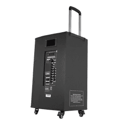 Zebronics Zeb Metal Pro Trolley DJ Speaker | 150 W | Black | 2X15L1