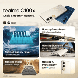 realme C100x | 4GB | 64GB | Deepblue Tide