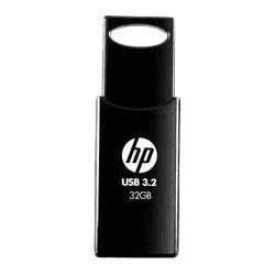HP 712w 32GB USB 3.2 Flash Drive | Black