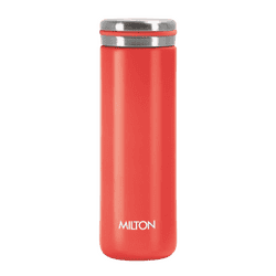 Milton Shiny 300 Thermosteel Water Bottle | Leak Proof Lid | Multicolour