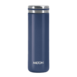 Milton Shiny 300 Thermosteel Water Bottle | Leak Proof Lid | Multicolour