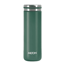 Milton Shiny 300 Thermosteel Water Bottle | Leak Proof Lid | Multicolour