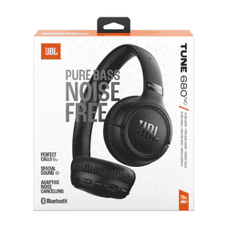 JBL Tune 680 NC Wireless Over Ear Headphone | Black