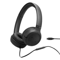 JBL Tune 530C Wired On Ear Headphone | Black | JBLT530CBLK
