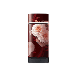 Samsung Direct Cool Single Door Refrigerator | 189 L | 5 Star | Begonia Red | RR21H2H25BR/HL
