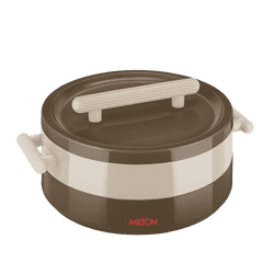 MILTON Valenza 2500 Stainless Steel Casserole |  Hot Box for Kitchen | Multicolour