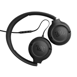 JBL Tune 530C Wired On Ear Headphone | Black | JBLT530CBLK