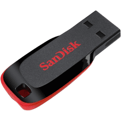 Sandisk Cruzer Blade 32GB Flash drive | USB 2.0 Pendrive | Red & Black