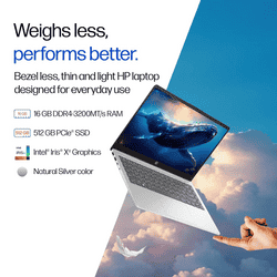 Hp 14 Laptop | Intel core 5 | 16 GB 512 GB | Windows 11 Home | Silver | EP0385tu