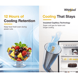 Whirlpool Direct-Cool Single Door Refrigerator | 207 L | 5 Star |  Grey | 2026 Model | 73724 230 IMPRO PRM 5S INV ALPHA STEEL-Y