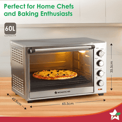Wonderchef Oven Toaster Griller | 60 L | Silver