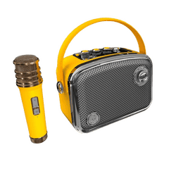 iGear Classic Portable Bluetooth Speaker With Wireless Mic | 50 W | Yellow
