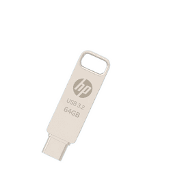 HP 886C 64GB OTG Flash Drive 3.2 | Durable Metal Material | Multicolour
