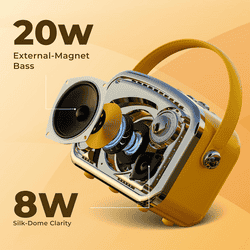 iGear Classic Portable Bluetooth Speaker With Wireless Mic | 50 W | Yellow