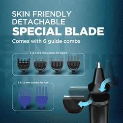 Havells 8 in 1 Digital Grooming kit | Black | GS7608