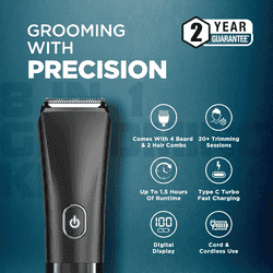 Havells 8 in 1 Digital Grooming kit | Black | GS7608