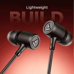boAt BassHeads 85 Wired Earphone | Bold Black