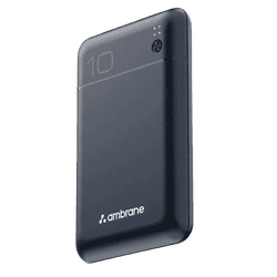 Ambrane Pocket Charge Power Bank | 22.5 W | 10000 mAh | Multicolour