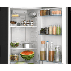 Bosch Double Door Top Freezer Refrigerator | 269L | Black Pearl | CTC29K22VI