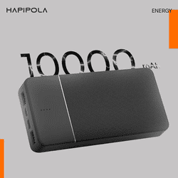 Hapi Pola Energy 10000mAh Power Bank | 12W | Multicolour