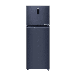 Haier Double Door Refrigerator | 2 Star | 358 L | Graphite Black | HRF-4082BLGKA-P