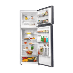 Haier Double Door Refrigerator | 2 Star | 358 L | Graphite Black | HRF-4082BLGKA-P