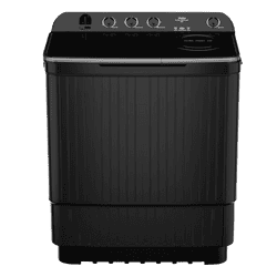 Haier Noida Semi Automatic Washing Machine | 14 Kg | Black | HTW140-196BK