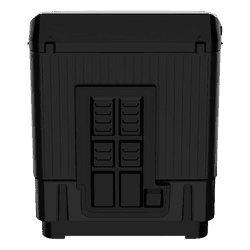 Haier Noida Semi Automatic Washing Machine | 14 Kg | Black | HTW140-196BK