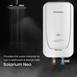 Solarium Neo Instant Crompton Water Heater | 5 L | White