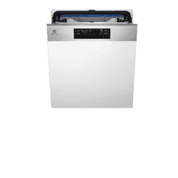Electrolux Semi Integrated Built-In Dishwasher | 60 cm | White Silver | EEM48300IX