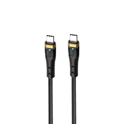 Salpido Crystal Series Type C to Type C Data Cable | Black | SDC 44C-C