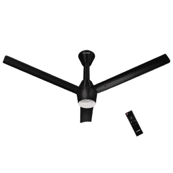 Luker Radial Glow RMT Ceiling Fan | 1200 mm | Black