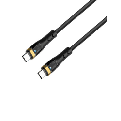 Salpido Crystal Series Type C to Type C Data Cable | Black | SDC 44C-C
