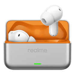 Realme Buds T500 Pro TWS Earbuds | Adaptive Noise Cancellation | Orange Mint | RMA2502