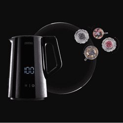 Usha ICHEF Programmable Electric Kettle | Digital LED Display and Touch Control | 1.5 L | Black