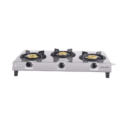 Usha Maxus Cooktop | 3 Burner Gas Stove | Black | GS3 001