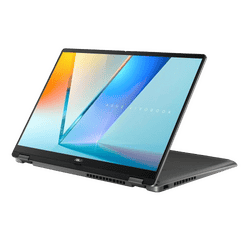 ASUS Vivobook 14 Flip Laptop | Intel Core Ultra 5 226V | 16GB | 512GB | Windows 11 Home | Matte Gray | TP3407SA-SG183WS