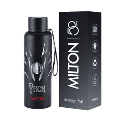 Milton Marvel Artedge 750 Insulated Flask | 725 ml | 24 Hr Hot and Cold | Leak Proof |  Assorted Colors