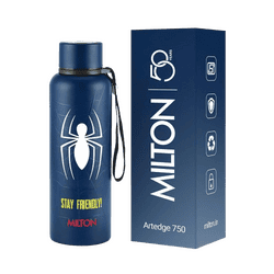 Milton Marvel Artedge 750 Insulated Flask | 725 ml | 24 Hr Hot and Cold | Leak Proof |  Assorted Colors