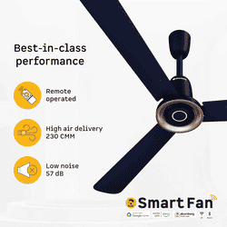Atomberg Studio Nexus Smart Ceiling Fan | 1200mm | Ritz Blue