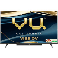 Vu 4K LED Smart Google TV | 189cm (75 inches) | Black | 75VIBE-DV