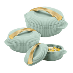 Milton Oyster Reg Set Insulated Casserole | Easy to Carry | Multicolor