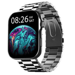 Noise ColorFit Ultra 3 Smartwatch with Bluetooth Calling | AMOLED Display | Glossy Silver