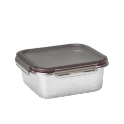 Milton Modulo Steel Square Container 2500 | Silver